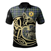MacDonnell of Glengarry Ancient Tartan Polo Shirt Viking Wolf