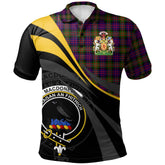 MacDonnell of Glengarry Modern Tartan Polo Shirt - Royal Coat Of Arms Style