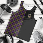 MacDonnell of Glengarry Modern Tartan Crest Men's Tank Top - Cross Style