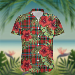 MacDuff Tartan Hawaiian Shirt Hibiscus, Coconut, Parrot, Pineapple - Tropical Garden Shirt
