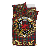 MacDuff 05 Tartan Crest Bedding Set - Golden Thistle Style