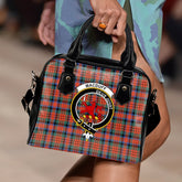 Macduff Ancient Tartan Crest Shoulder Handbag