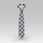 MacFarlane Black & White Ancient Tartan Classic Tie