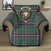 MacFarlane Black & White Ancient Tartan Crest Sofa Protector