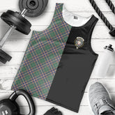 MacFarlane Hunting Ancient Tartan Crest Men's Tank Top - Cross Style