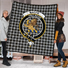 MacFie of Colonsay Dress Tartan Crest Quilt