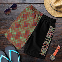 MacGillivray Hunting Ancient Tartan Crest Men's Short - Cross Style