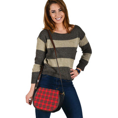 MacGillivray Modern Tartan Saddle Handbags