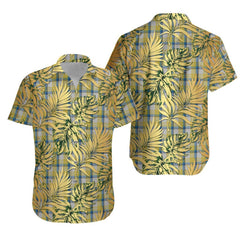 MacGrath Tartan Vintage Leaves Hawaiian Shirt