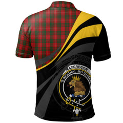 MacGregor of Balquhidder Tartan Polo Shirt - Royal Coat Of Arms Style