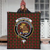 MacGregor of Balquidder Tartan Crest Quilt
