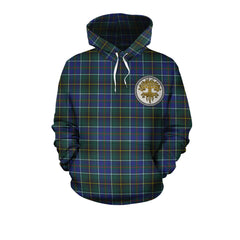 MacInnes Modern Tartan Hoodie - Tree Of Life