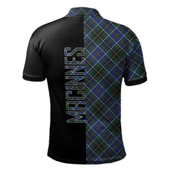 MacInnes Modern Tartan Polo Shirt Half of Me - Cross Style