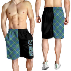 MacIntyre Hunting Ancient Tartan Crest Men's Short - Cross Style