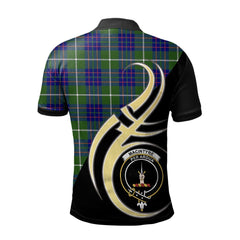 MacIntyre Hunting Modern Tartan Polo Shirt - Believe In Me Style