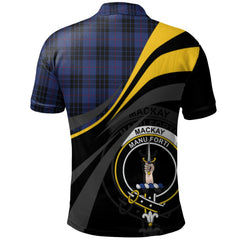 MacKay Blue 02 Tartan Polo Shirt - Royal Coat Of Arms Style