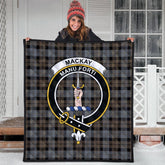 MacKay Weathered Tartan Crest Quilt