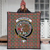 MacKinnon Ancient Tartan Crest Quilt