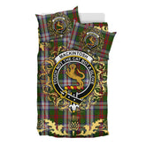 MacKintosh Dress Scott Adie Tartan Crest Bedding Set - Golden Thistle Style