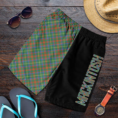 MacKintosh Hunting Ancient Tartan Crest Men's Short - Cross Style