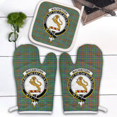 MacKintosh Hunting Ancient Tartan Crest Oven Mitt And Pot Holder (2 Oven Mitts + 1 Pot Holder)