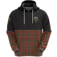 MacKintosh Hunting Weathered Clan Half Of Tartan Hoodie