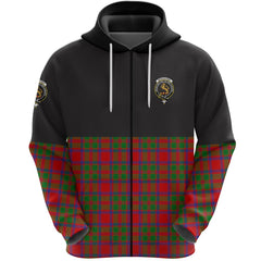 MacKintosh Modern Clan Half Of Tartan Zipper Hoodie