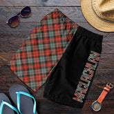 MacLachlan Weathered Tartan Crest Men's Short - Cross Style
