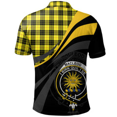 MacLeod of Lewis Modern Tartan Polo Shirt - Royal Coat Of Arms Style