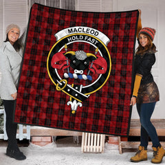 MacLeod of Raasay Highland Tartan Crest Quilt