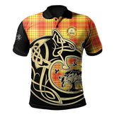 MacMillan Tartan Polo Shirt Viking Wolf
