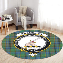 MacMillan Hunting Ancient Tartan Crest Round Rug