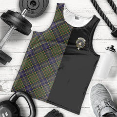 MacMillan Hunting Modern Tartan Crest Men's Tank Top - Cross Style