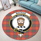 MacNab Ancient Tartan Crest Round Rug