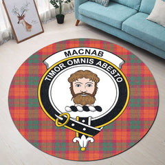 MacNab Ancient Tartan Crest Round Rug
