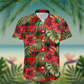 MacNaughten Tartan Hawaiian Shirt Hibiscus, Coconut, Parrot, Pineapple - Tropical Garden Shirt