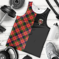 MacNaughton Modern Tartan Crest Men's Tank Top - Cross Style
