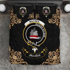 MacNeil (of Barra) Crest Black Bedding Set