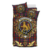MacPherson 07 Tartan Crest Bedding Set - Golden Thistle Style