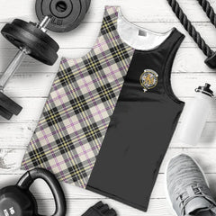 MacPherson Dress Ancient Tartan Crest Men's Tank Top - Cross Style