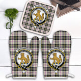 MacPherson Dress Ancient Tartan Crest Oven Mitt And Pot Holder (2 Oven Mitts + 1 Pot Holder)