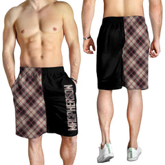 MacPherson Hunting Ancient Tartan Crest Men's Short - Cross Style