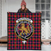 MacPherson Modern Tartan Crest Quilt