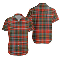 MacPherson Weathered Tartan Hawaiian Shirt