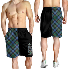 MacRae Hunting Ancient Tartan Crest Men's Short - Cross Style