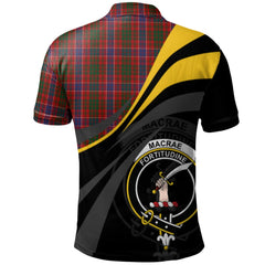 MacRae Sample Tartan Polo Shirt - Royal Coat Of Arms Style