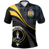 Mackay Blue 01 Tartan Polo Shirt - Royal Coat Of Arms Style