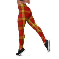 Maguire Black Tartan Leggings