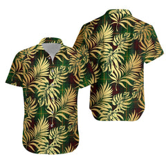 Martin Tartan Vintage Leaves Hawaiian Shirt