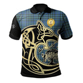 Matheson Hunting Ancient Tartan Polo Shirt Viking Wolf